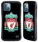 Head Case Designs Officially Licensed Liverpool Football Club Black 1 Crest 1 Hybrid Case Compatible With Apple iPhone 13