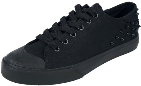 Black Premium by EMP Unisex Schwarze Sneaker mit Nieten