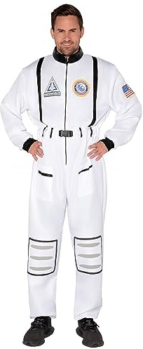 Spooktacular Creations Astronautenkostüm für Erwachsene, Männer, Raumfahrtanzug, Outfit für Halloween-Ankleideparty, Cosplay-XL