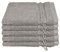 Schiesser Frottier Waschhandschuh Milano im 5er Set | 100% Baumwolle aus nachhaltiger Produktion | weich, saugstark, farbecht | 16x22cm | Hellgrau