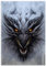 wandmotiv24 Poster als Wanddeko, Größe 100x70cm, Malerei, Drache, Fantasy, Moderne Wanddeko, Wandbilder, Deko, Bild M0242