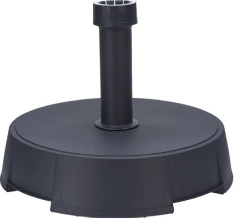 Muddy Hands 30kg Dark Grey Concrete Filled Garden Parasol Base Outdoor Sun Shade Cantilever Banana Umbrella Pole Holder Weight