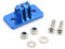 FEICHAO Support fixe pour casque de plongée - Adaptateur compatible avec caméra d'action GoPro HD Hero - Bleu
