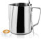 Stainless Steel Milk Frothing Jug Pitcher - 20oz/600ml for Espresso Machine Coffee Cappuccino Latte Art - Silver