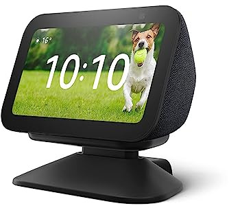 Der neue Echo Show 5 (3. Gen.), Anthrazit mit Verstellbarer Ständer, Anthrazit