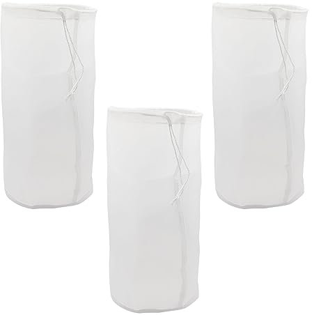 UMCHU 3 Pezzi 200 mesh Tessuto Filtrante in Nylon,Panno filtrante a Maglia fine,per Latte di Noci, Succo di Frutta, Latte di Soia, Caffè, Succo di Verdura(23 * 11cm)