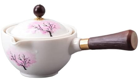 Service à thé Portable Gongfu Kung Fu 360 théière rotative en céramique théière infuseur semi-automatique Teaware pour le bureau à domicile