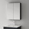 Mai & Mai Armoire Suspendue de Salle de Bain avec Miroir Armoire de Toilette Meuble Murale Miroir avec 2 Portes 60x15x70 cm Anthracite Mat SpiegelSR-02