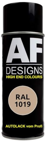 RAL1019 - Pintura en aerosol para coche, color gris mate
