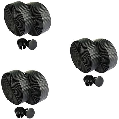 Sosoport 3 Sätze Fahrradgriffe Lenkergriffband Lenker Anti-streifen Bar-wraps Stoffband Haltegriff Lenkerwickel Fahrradband Rutschfestes Klebeband Fahrradlenker Straße Dämpfung Harpune