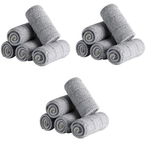 Beaupretty 15pcs Dust Mop Refill Shark Steam Mop Replacement Pads Cloth Floor Cleaning Tool