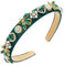 scicent Haarschmuck Hochzeit Rutschfeste Haarreif Glitzerndes Perlen Haarreifen für Frauen und Mädchen Party Deko Modische Haarbänder Modische Haarband Strass Stirnband Mode Haar Accessoires - 27315