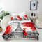 ANHOPE Ölgemälde Paris Eiffelturm Bettwäsche Set 3 Teilig Weich Bettbezug 200x220 cm & 2 Kissenbezug 80x80 cm Microfaser Bettbezüge Set mit Reißverschluss Bettdeckenbezug für Kinder Mädchen