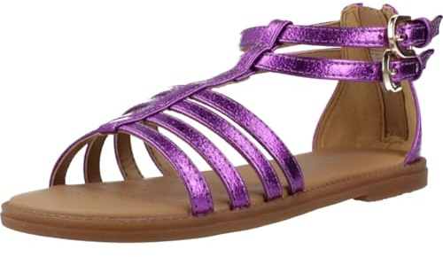 Geox J SANDAL KARLY GIRL, Sandale fille, Purple,