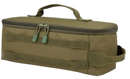TWEW Organiseur de vaisselle de camping - Sac de rangement portable pour ustensiles de cuisine - Grand sac de transport pour pique-nique