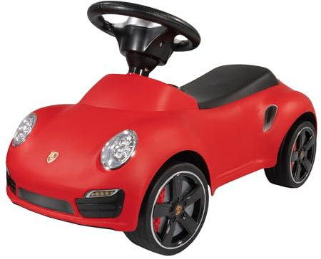 Lemodo Rutschauto Porsche 911 rot – Babyrutscher Kinderfahrzeug, Rutscher ab 18 Monate, Rutschfahrzeug mit Kippschutz, Rutscherauto, Spielzeugauto für Kleinkinder, Lizenziertes Kinderspielzeug