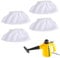 mkemka 4Pcs Microfibre Cloth Cover for Steam Cleaner, Steam Cleaner Accessories, Compatible with Handheld Nozzle Pads for Karcher SC 1 SC 2 SC 3 SC 4 SC 5 (For Karcher Hand Nozzle)
