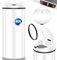 KESSER® Sensor Mülleimer ✓ Automatik ✓ Abfalleimer ✓ Abfall | EDELSTAHL | 40 Liter Weiß