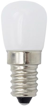 LED Refrigerator Light Bulb – E12 Fridge Bulb, Candelabra Lamp | Warm/White AC220-240V, Energy Efficient Design, Freezer and Dryer Compatible for Kitchen Ceiling, Home Appliance Lighting