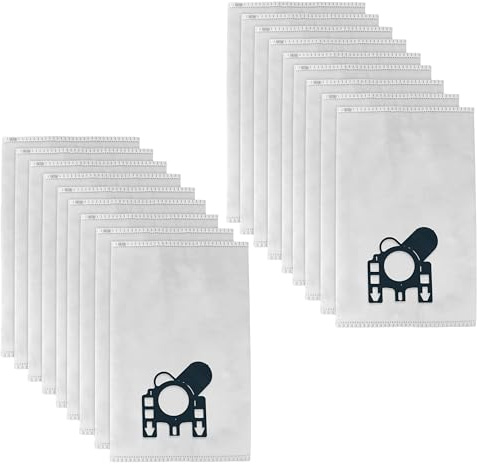 Saaf Sacs Aspirateur compatible avec Miele GN (Lot de 20) – Filtres Inclus – Microfibre 9 Couches – Pour Complete C3, C2, Classic C1, Séries S8000, S5000