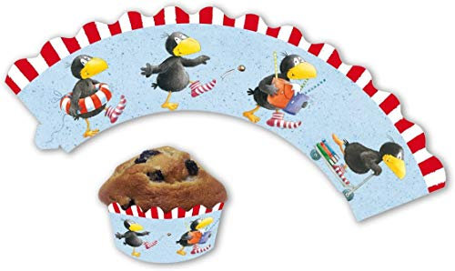DER KLEINE RABE SOCKE 12 Cupcake Banderolen Muffins und Cupcakes // Party Kindergeburtstag Geburtstag Kinder Mottoparty