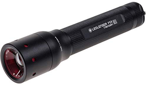 LED Lenser P5R Kleine LED-Taschenlampe, Schwarz, Aluminium, IPX4, 1 x LED-Lampe