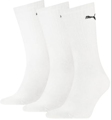 PUMA Mixte Crew Chaussettes,Blanc,47-49