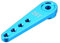 sourcing map RC Produkte Aluminium 25T Servo Horn für Futaba Savox RC Modell Auto Boot blau