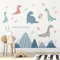 Buer Homie Dinosaurier Deko Kinderzimmer, Dino Wandtattoo Deko Kinderzimmer, Dinosaurier Wandtattoo Kinderzimmer Junge, Wandsticker Deko Wandaufkleber Kinderzimmer Junge, Dino Wandkleber