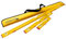 STABILA 19716 PRO SET 80 ASM, 4-teiliges Magnet-Wasserwaagen-Set, verstärktes Alu-Profil, extrastarkes Seltenerd-Magnetsystem, integrierte Rutsch-Stopper, Made in Germany, Gelb