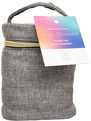 We R Memory Keepers 60000108 Printmaker-Tasche, Graues Leinen-Etui, Grey