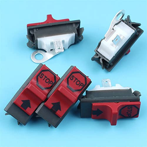 HCO-YO 5 X ON OFF Kill Stop Switch Kit Fit For Husqvarna 136 137 141 142 50 51 55 254 257 261 262 268 272 288 Chainsaw Replace 503717901