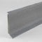 PROVISTON | Plinthe en plastique | mousse rigide PVC | 12,8 x 60 x 2500 mm | gris | Avec lèvre souple flexible | Étanche | Plinthe de qualité supérieure | Montage facile