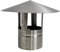 Wood Burner Chimney Pot Roof Cowl Metal Top Hat Flue Rain Cap Ducting Pipe Cover，Stainless Steel Chimney Flue Cowl Pipe Rain Cover Protector Cap Ending (150MM)