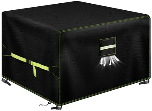 VDISRR 600D Housse Table de Jardin (135x135x75cm)