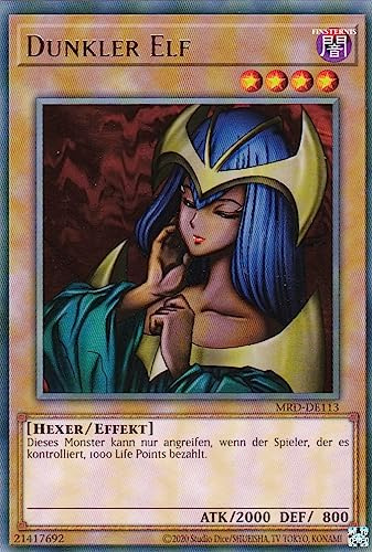 MRD-DE113 - Dunkler Elf - Rare - Reprint - Deutsch - Metal Raiders (25th Anniversary Edition) - mit LMS Trading Fieldcenter-Karte Yugioh