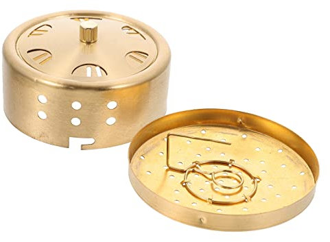 Kasten Rauchfreie Moxibustion box Metallklammern Metallbehälter heim werkzeug Kupfer-Moxibustion-Tool Moxibustion Tank für Rückenschmerzen Moxa Ai-Box Zubehör Container Halterung