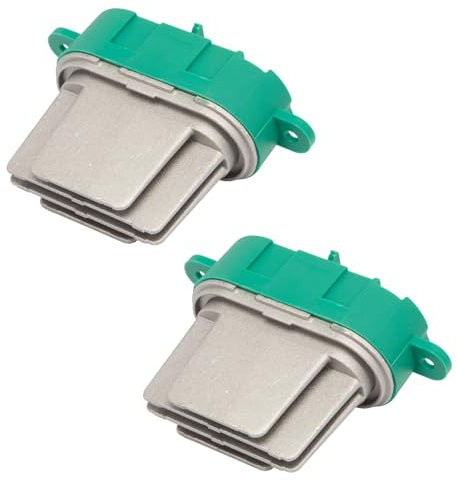 Konuooer 2Pcs Chauffage Souffleur Moteur Résistance Compatible avec Ren-ault Espace IV 2002-2022,7701207453, blower Résistance Ventilateur Chauffage pour Esp-ace IV 52492000