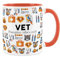 Purely Home Vet Mug - Humourous Trades Funny Novelty Gift - Tea/Coffee Hot Drinks Orange Ceramic Cup Present for Vets/Veterinarian