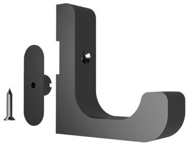 Haken für Akustikpaneele in verschiedenen Ausführungen, rund, eckig, doppelt, einzeln, Garderoben- und Kleiderhaken, DIY Garderobe, Montage ohne Bohren (Breite: 13mm, einfach)