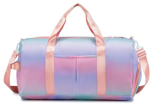 YOODI Sporttasche Damen mit Schuhfach und Nassfach,wasserdichte Reisetasche 32L Große Trainingstasche Fitnesstasche 50x26x24cm Handgepäck Tasche Weekender Bag Gym Tasche für Sport,Fitness,Reisen