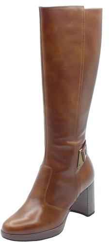 Nero Giardini I411740D Manolete Cuoio Stivali per Donna in Pelle con Tacco Alto con Lampo (Taglia 36)
