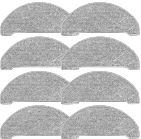 Panno per mocio per robot aspirapolvere Proscenic Q8/Q8 Max, 8 pezzi, lavabile e riutilizzabile, in microfibra Q8 Max, accessori per mocio
