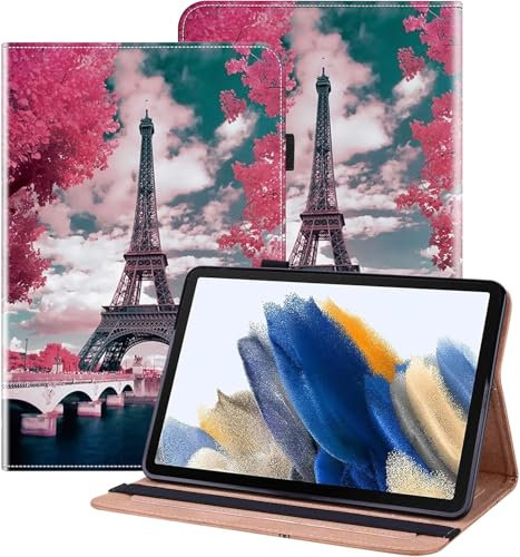 BOLELAW Funda para Lenovo Tab Plus de 11,5 pulgadas 2024 (TB351FU) de piel sintética con soporte para bolígrafo, ranura para tarjetas, función atril, funda para tablet Lenovo Tab Plus, Torre Eiffel
