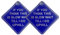 Tek Automotive If You Think This Is Slow Wait Till I Go Uphill Car Sign – Twin Pack, Funny Car Window Stickers, 14x14cm, Semi-Rigid Vinyl with Suction, High Visibility, Durable, Easy Fit