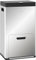 HOMCOM Kitchen Bin, 2 x 18L and 20L Volumes, Stainless Steel 3 Compartment Bin with Wheels, Soft Close Lid, Removable Inner Buckets, Fingerprint-Proof for Recycling and Waste, Silver Tone