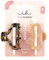 Invisibobble - CLIPSTAR Golden Roar - 2 pinces moyennes avec motif léopard et accents beige pour un maintien sûr et élégant - Parfaites pour tout style