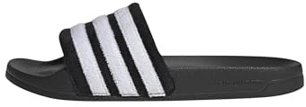 adidas Unisex ADILETTE NOSHOWER SLIDES, core black/ftwr white/ftwr white, 39 EU