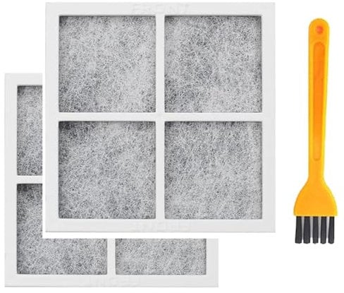 LaiCaiLO Refrigerator Air Filter Baven Activated Carbon Filter Replacement Filter Compatible with LG LT120F Fridge Freezer Filter Machine(2PCS)