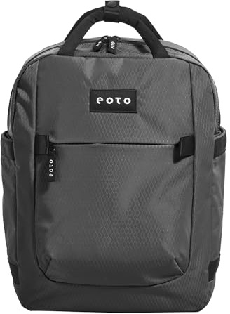 eoto Rucksack SMALL16 Stein Grau, Daypack, ergonomisch, Damen, Herren, 16 L | Dein neuer City Tour Begleiter– DAS! Raumwunder, federleicht und ein Multitalent. The one that does it all, in small.